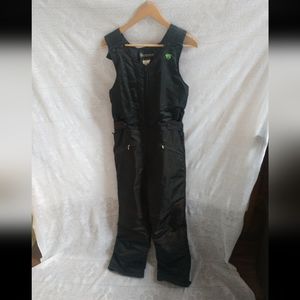 Arctic Cat Vintage 80s Men's Black Satin Flight Overall Snowmobile Snow Pants